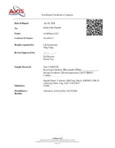 5-Amino-1MQ 5mg COA — page 1