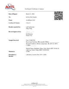 Epitalon 50mg COA — page 1