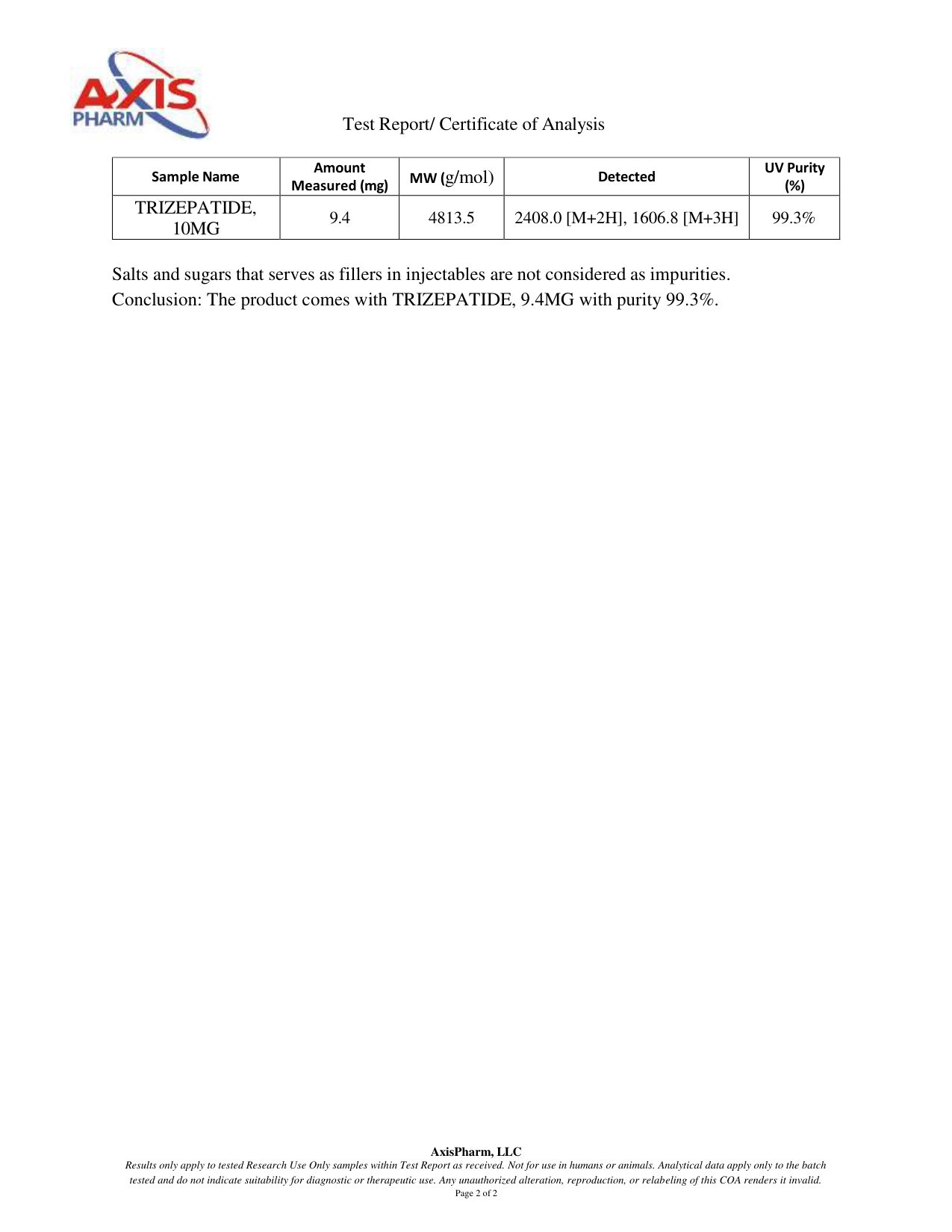 GLP-2T 10mg COA — page 2