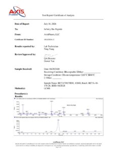 GLP-3R 10mg COA — page 1