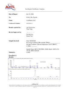 GLP-3R 20mg COA — page 1