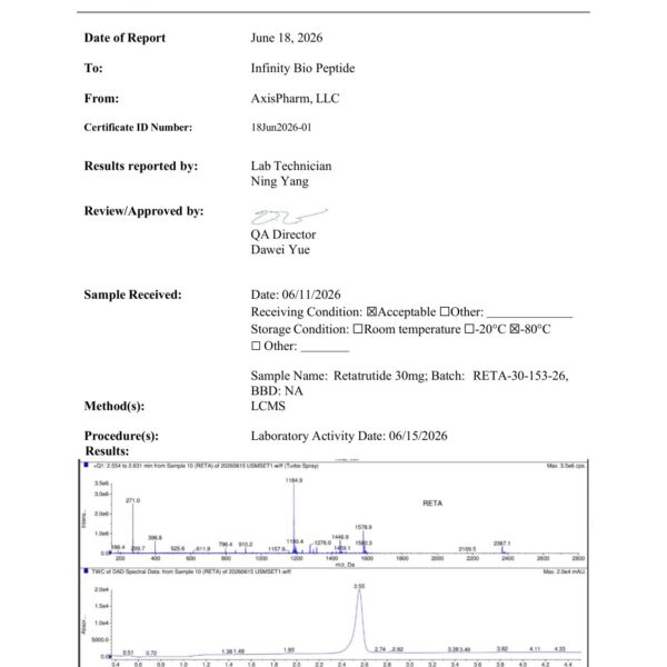 GLP-3R 30mg COA — page 1