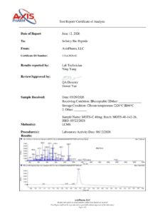 MOTS-C 40mg COA — page 1