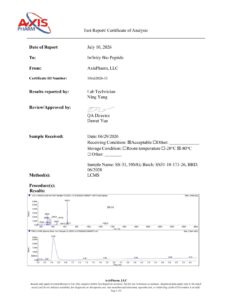 SS-31 50mg COA — page 1