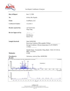 Tesamorelin 10mg COA — page 1